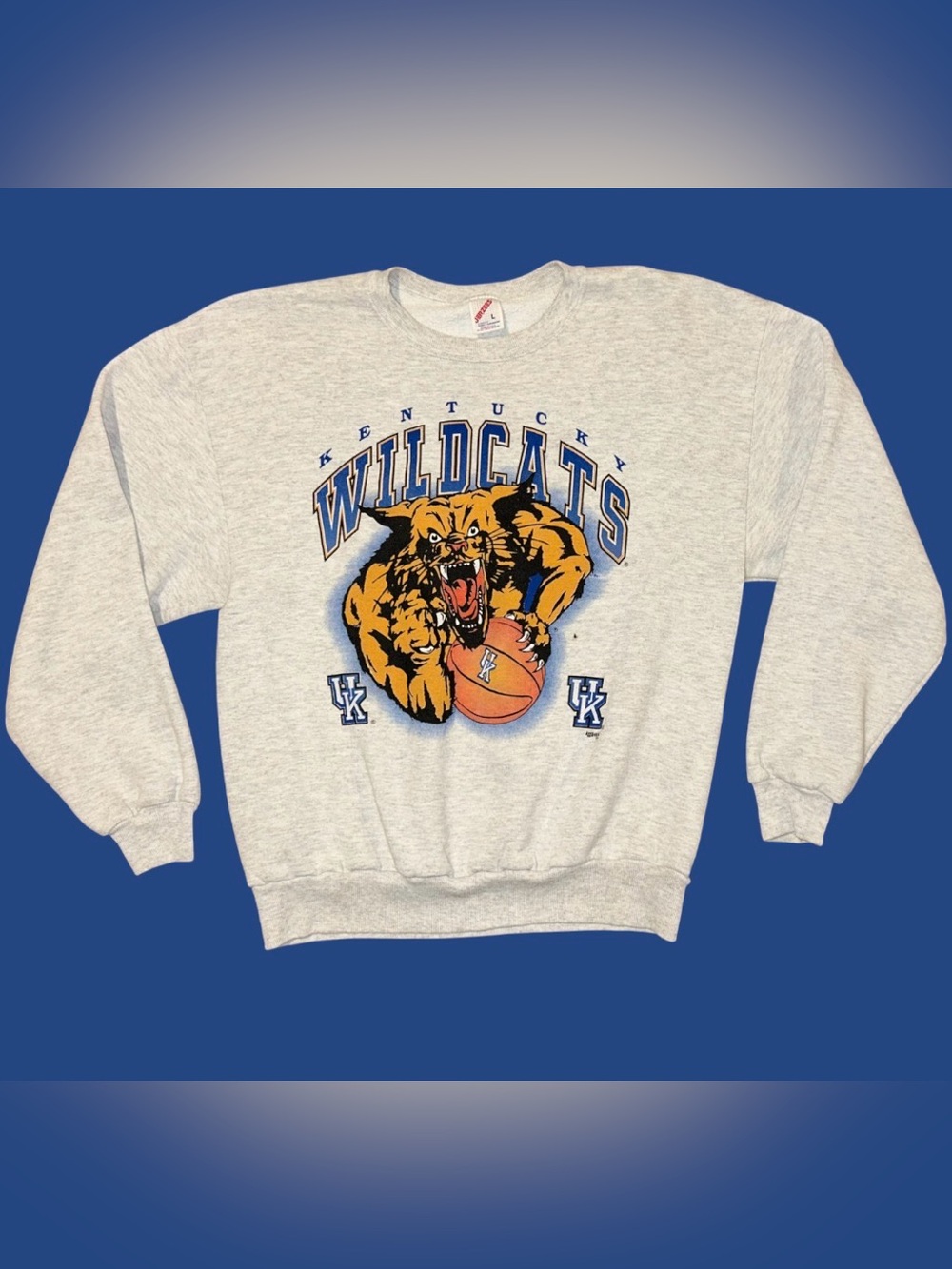 Vintage 1995 Print - University of Kentucky Wildcats Crewneck Sweatshirt